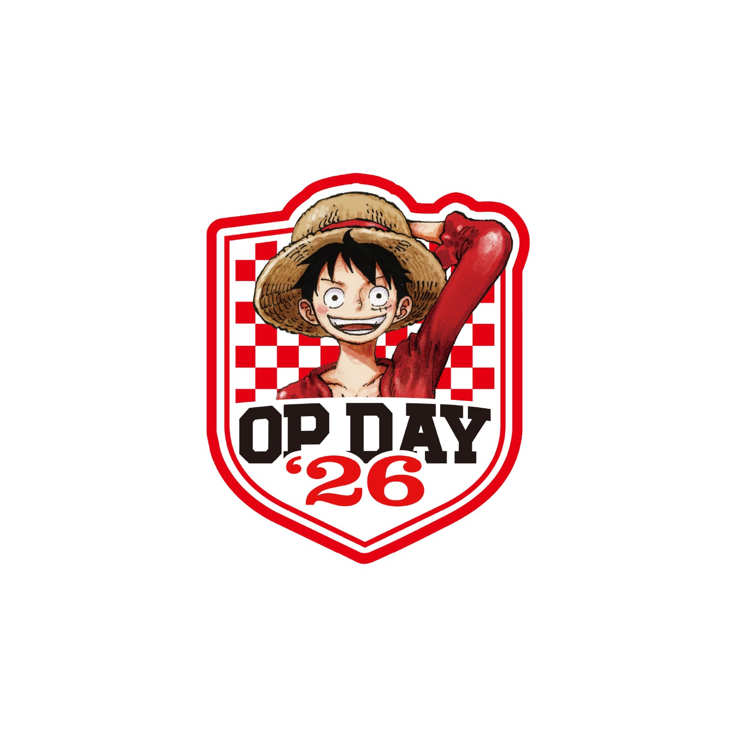 ONE PIECE DAY'26 開催記念ワッペン（モンキー・D・ルフィ）