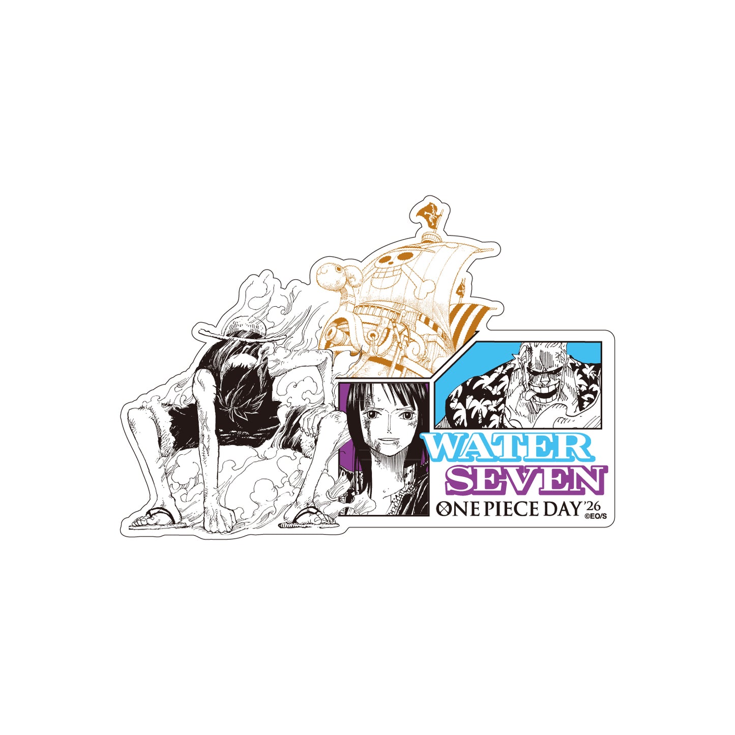 ONE PIECE DAY'26 ビッグステッカー（全7種） Water Seven
