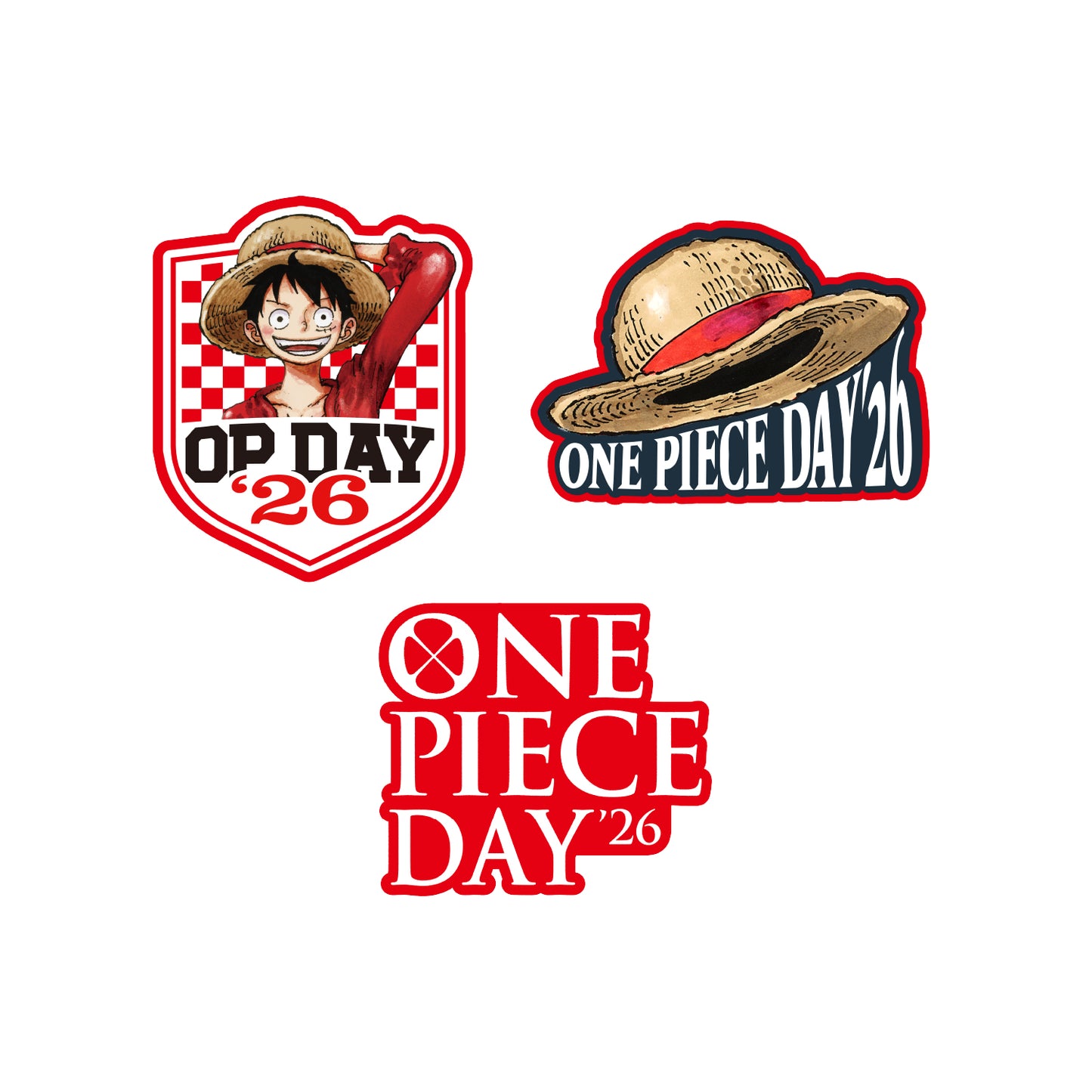 ONE PIECE DAY'26 開催記念ワッペン（モンキー・D・ルフィ）